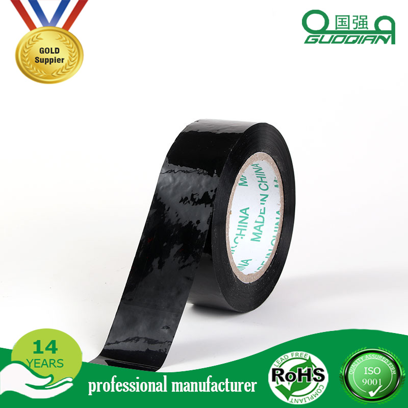 Decorative Black Packing Tape High Resistance Tensile Strength