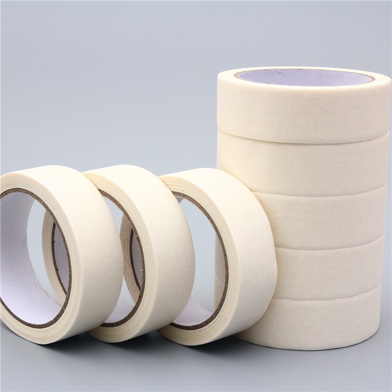 General Purpose Beige White Color masking tape for Painting, Home, Office, School Stationery, Arts