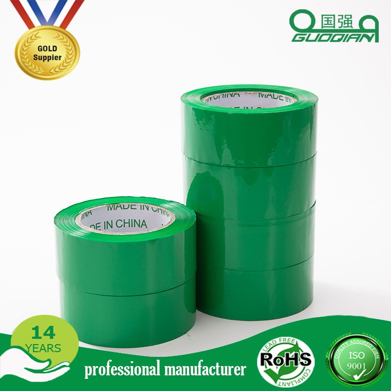 Single Side Wide Green Packaging Tape For Beverage Bag Bundling Tapes