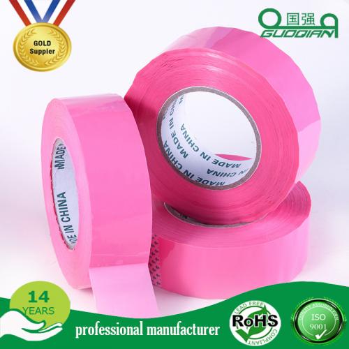 Pressure Senditive Coloured Packaging Tape 11 mm - 288 mm Pink Bopp Packing Tape