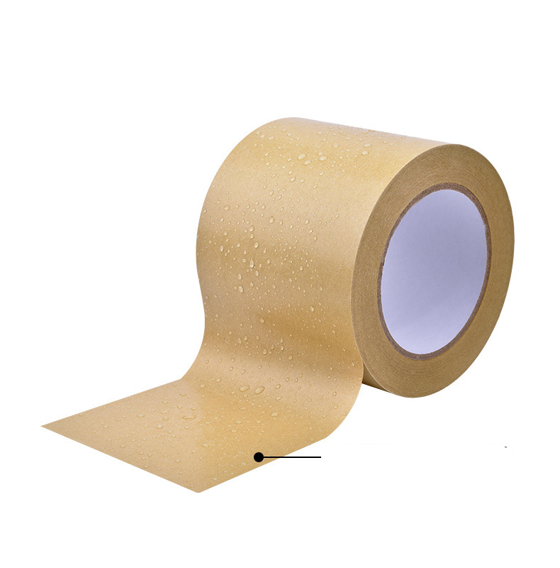 Single side high adhesive kraft paper packing tape